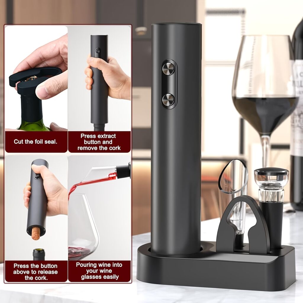 Apribottiglie elettrico ricaricabile One-Click