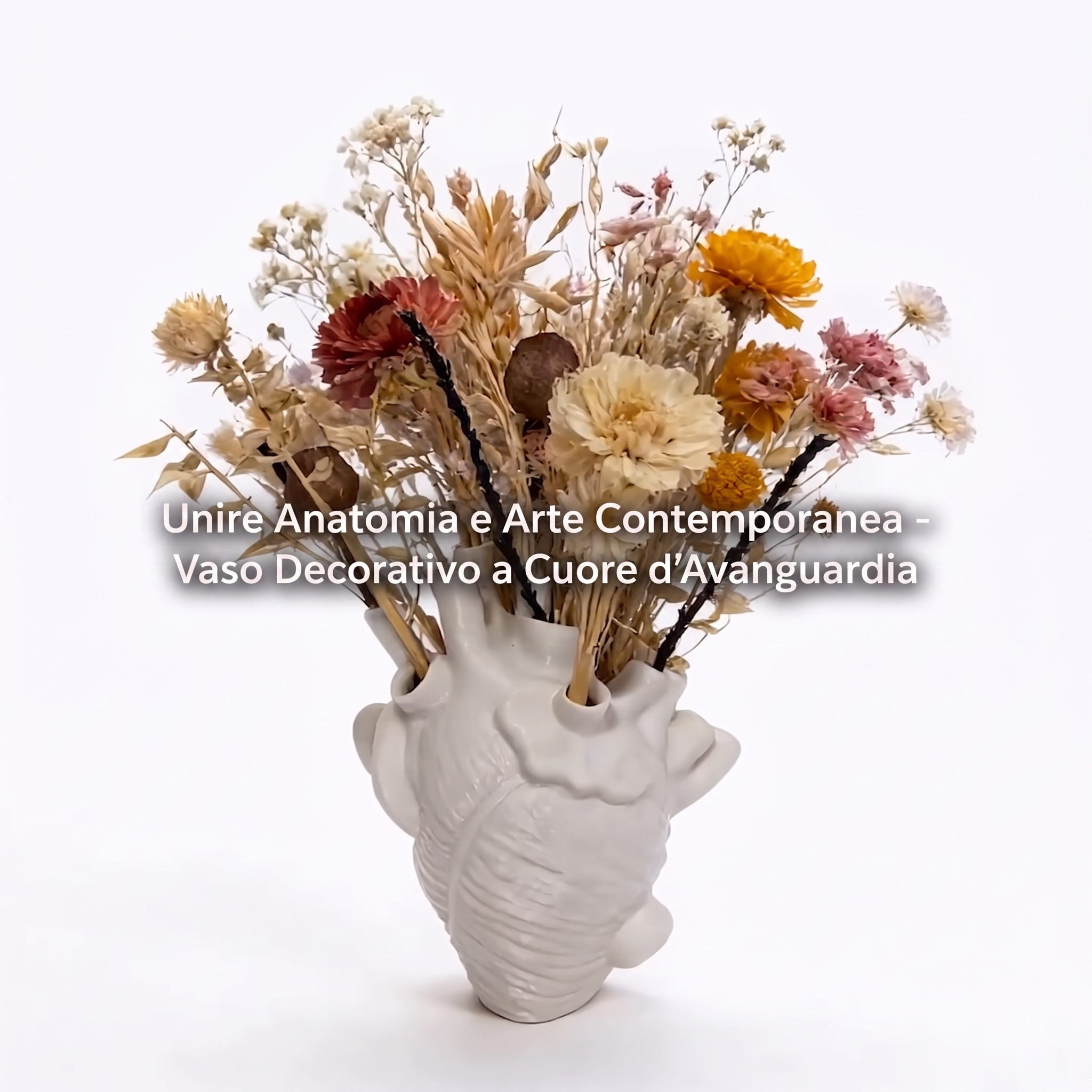 HeartVase - Vaso decorativo a forma di cuore anatomico - immagine 3
